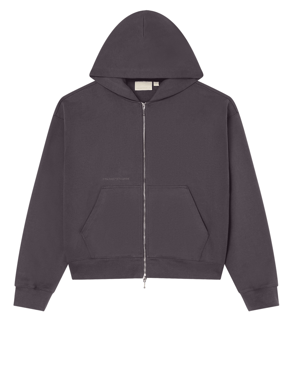 BASELINE 2.0 ZIP HOODIE - ANTHRACITE