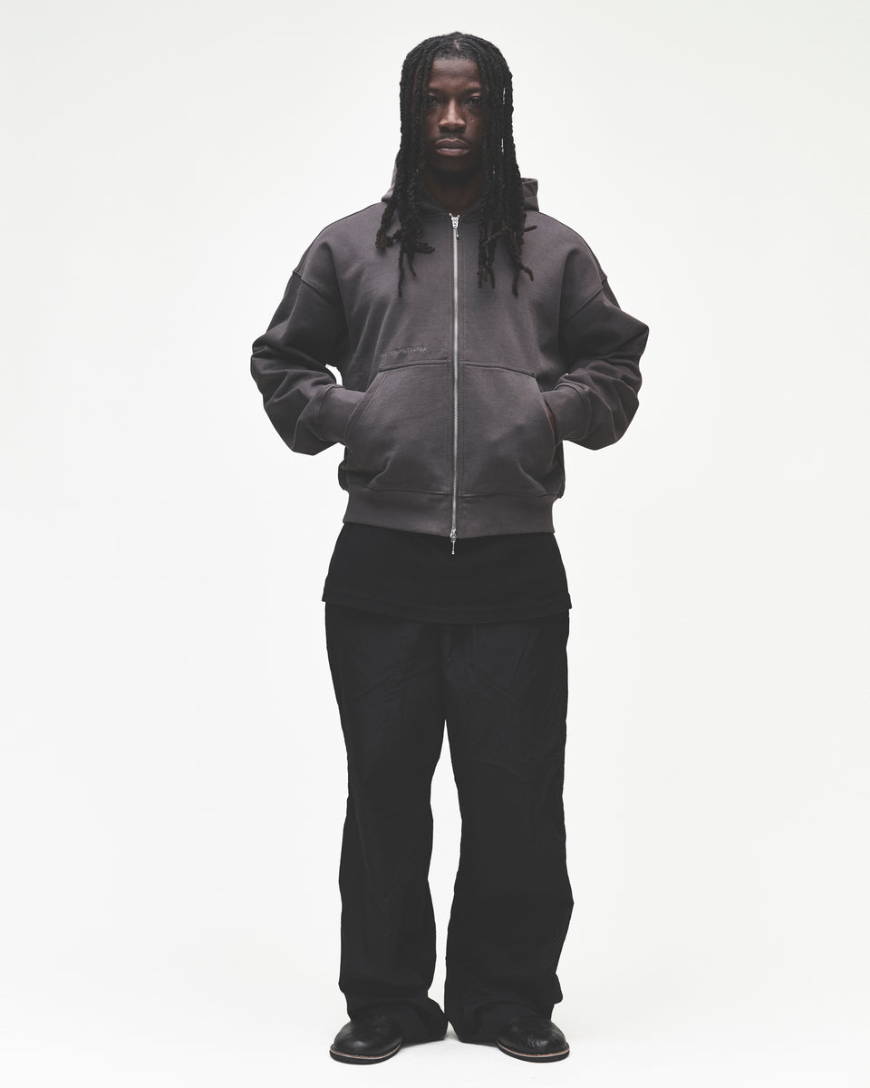 BASELINE 2.0 ZIP HOODIE - ANTHRACITE
