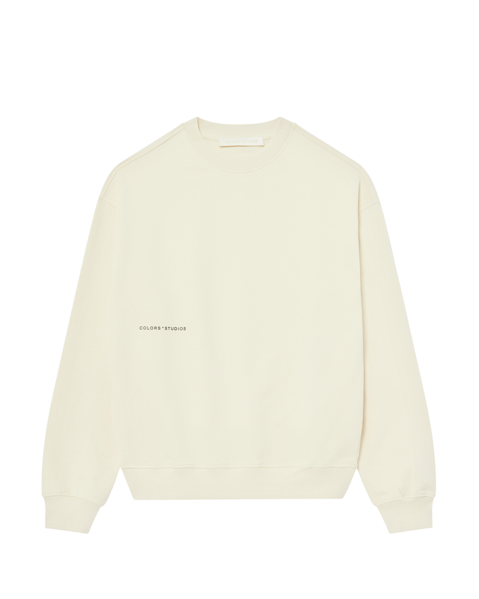 BASELINE CREWNECK - PEARL CANVAS